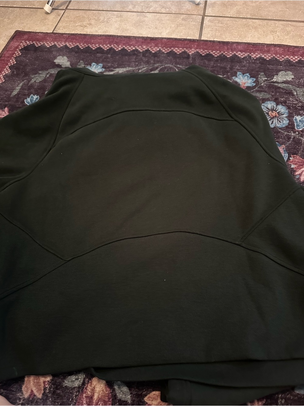lululemon athletica dark green Half Zip Hoodie with Gold Zipper - Picture 3 of 6
